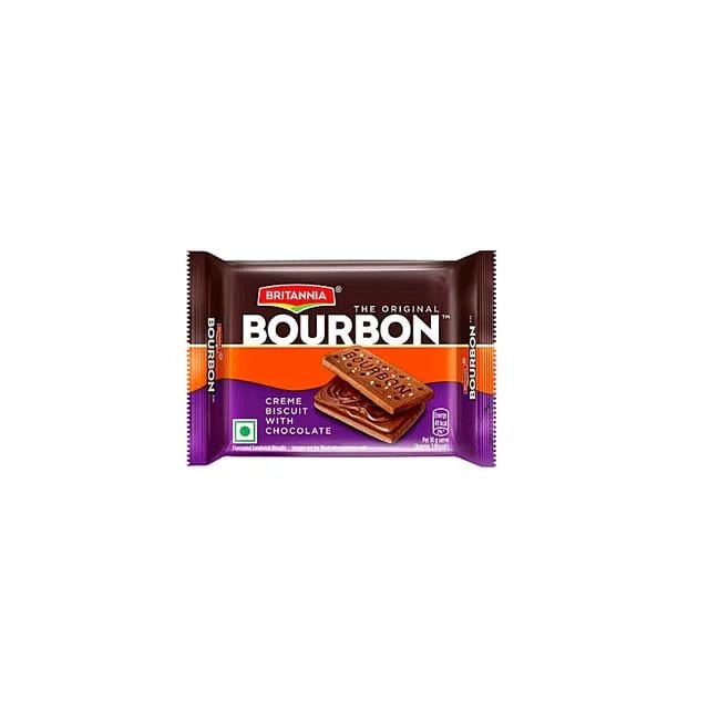 Britannia Bourbon The Original Chocolate Cream Biscuits - (Pack of 1 50 gm ) (set of 140)