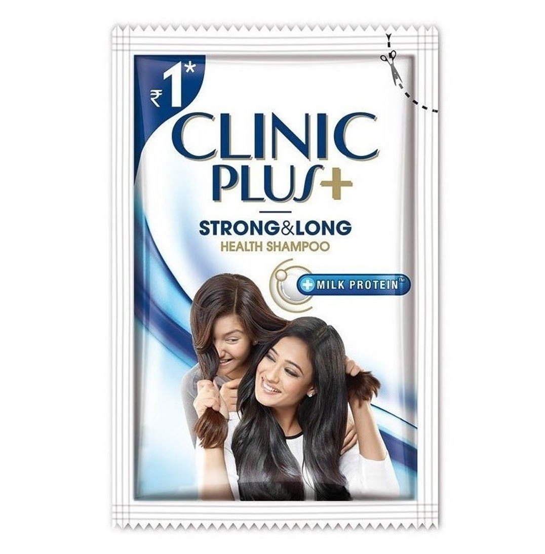 Clinic Plus+ Strong & Long Shampoo for (3.4 ml Pack of 960 )